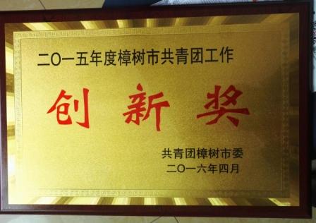 為“五四”喝彩，向青春致敬——集團團委獲2015年度樟樹市共青團工作創新獎