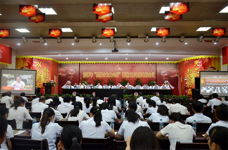 仁和集團召開2017年“品牌合力大會戰(zhàn)”營銷大賽電視電話會議 (1).jpg